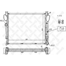 10-25930-SX STELLOX Радиатор, охлаждение двигателя