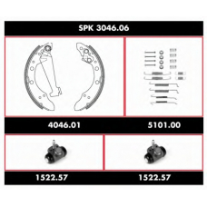 SPK 3046.06 ROADHOUSE Комплект тормозов, барабанный тормозной механизм