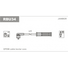 RBU34 JANMOR Комплект проводов зажигания