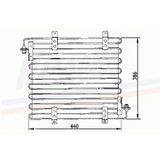 94010 NISSENS Конденсатор, кондиционер