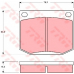 GDB637 TRW Комплект тормозных колодок, дисковый тормоз