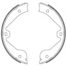 BSA2211.00 OPEN PARTS Комплект тормозных колодок