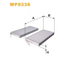 WP9336 WIX Фильтр, воздух во внутренном пространстве