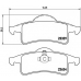 P 37 006 BREMBO Комплект тормозных колодок, дисковый тормоз