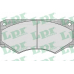 05P180 LPR Комплект тормозных колодок, дисковый тормоз