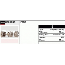 DC83700 DELCO REMY Тормозной суппорт