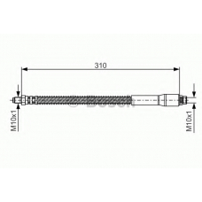 1 987 476 746 BOSCH Тормозной шланг