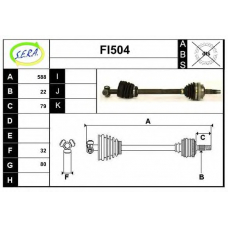 FI504 SERA Приводной вал