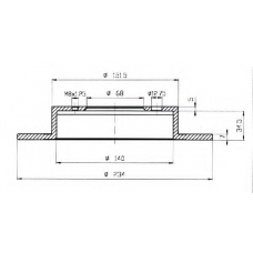 BDC4586 QUINTON HAZELL Тормозной диск