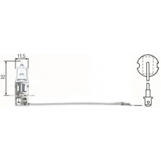 8GH 002 090-258 HELLA Лампа накаливания, основная фара; Лампа накаливани