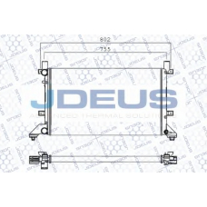 030M17 JDEUS Радиатор, охлаждение двигателя