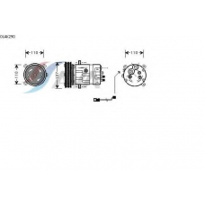 OLAK290 AVA Компрессор, кондиционер