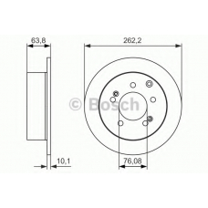 0 986 479 061 BOSCH Тормозной диск