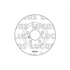 DF2731 TRW Тормозной диск