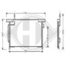 8608209 DIEDERICHS Конденсатор, кондиционер