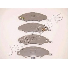 PA-818AF JAPANPARTS Комплект тормозных колодок, дисковый тормоз