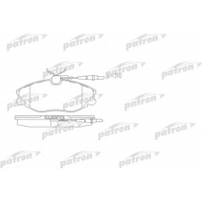 PBP1063 PATRON Комплект тормозных колодок, дисковый тормоз