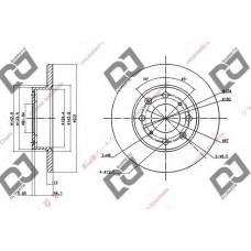 BD1677 DJ PARTS Тормозной диск