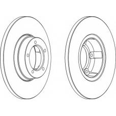 DDF065-1 FERODO Тормозной диск
