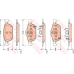 GDB3476 TRW Комплект тормозных колодок, дисковый тормоз