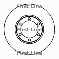 FBD408 FIRST LINE Тормозной диск