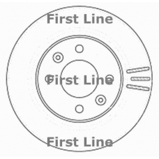 FBD1580 FIRST LINE Тормозной диск