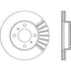BDA1348.20 OPEN PARTS Тормозной диск