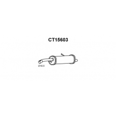 CT15603 VENEPORTE Глушитель выхлопных газов конечный