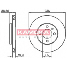 103414 KAMOKA Тормозной диск