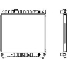 1431-0218 SAKURA  Automotive Радиатор, охлаждение двигателя