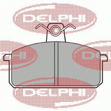 LP305 DELPHI Комплект тормозных колодок, дисковый тормоз