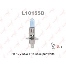 L10155B LYNX L10155b h1 12v 55w p14.5s super white лампа автомоб. lynx