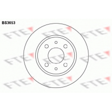 BS3653 FTE Тормозной диск