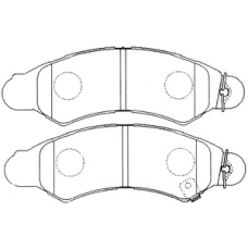 PN-7477 JNBK Колодки тормозные