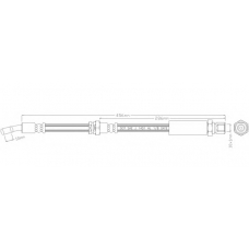 5106 REMKAFLEX Тормозной шланг