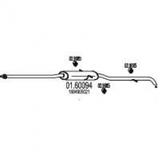 01.60094 MTS Глушитель выхлопных газов конечный