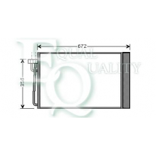 CO0027 EQUAL QUALITY Конденсатор, кондиционер