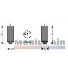 1700D348 VAN WEZEL Осушитель, кондиционер
