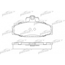 PBP610 PATRON Комплект тормозных колодок, дисковый тормоз