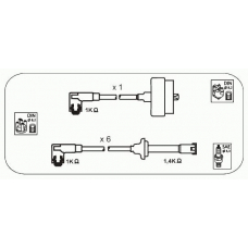 AFM81 JANMOR Комплект проводов зажигания