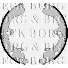 BBS6151 BORG & BECK Комплект тормозных колодок