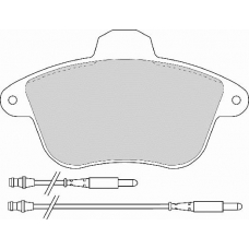 FD6317A NECTO Комплект тормозных колодок, дисковый тормоз