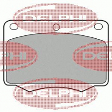 LP184 DELPHI Комплект тормозных колодок, дисковый тормоз