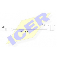 610085 E C ICER Сигнализатор, износ тормозных колодок