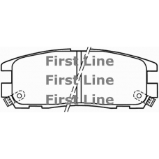 FBP3136 FIRST LINE Комплект тормозных колодок, дисковый тормоз