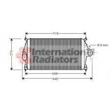 09004130 VAN WEZEL Интеркулер