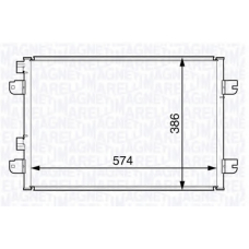 350203728000 MAGNETI MARELLI Конденсатор, кондиционер