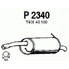 P2340 FENNO Глушитель выхлопных газов конечный
