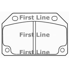 FBP1012 FIRST LINE Комплект тормозных колодок, дисковый тормоз