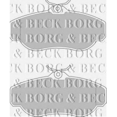 BBP1429 BORG & BECK Комплект тормозных колодок, дисковый тормоз
